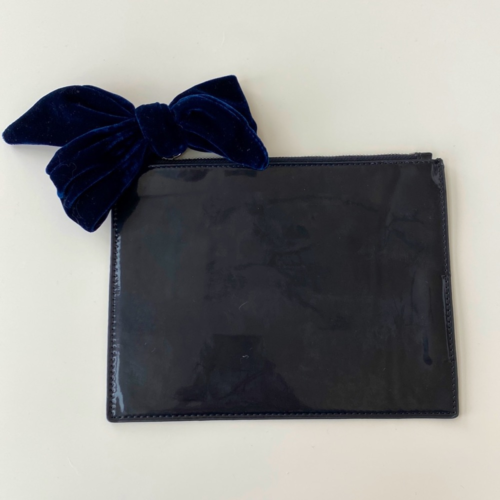 Banana Republic Velvet Bow Clutch